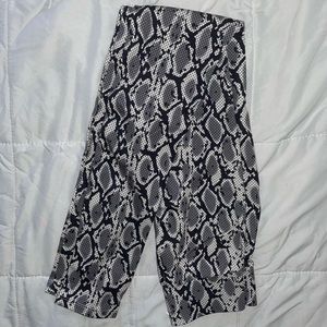 Snake skin pants